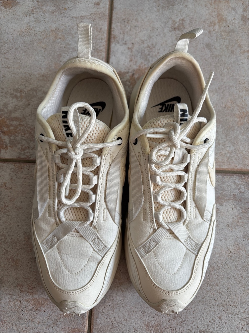 Nike Off-White/Tan Women's Casual Sneakers